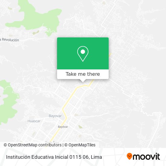 Institución Educativa Inicial 0115 06 map
