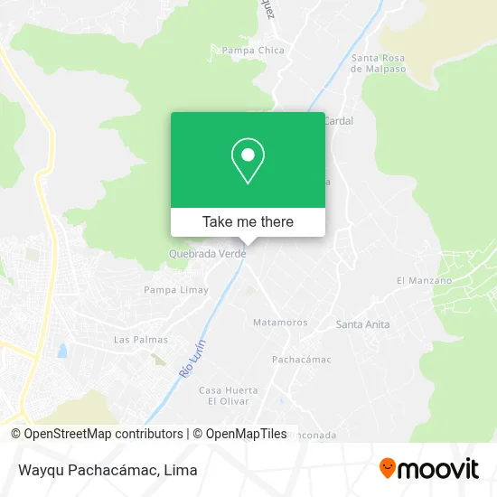 Wayqu Pachacámac map