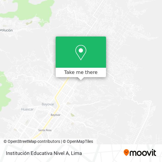 Mapa de Institución Educativa Nivel A