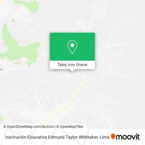 Mapa de Institución Educativa Edmund Taylor Whittaker