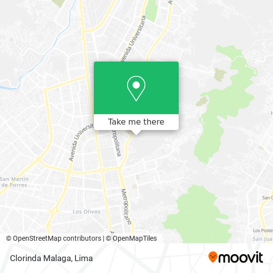 Clorinda Malaga map