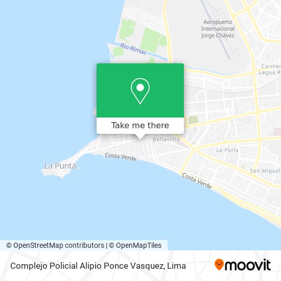 Complejo Policial Alipio Ponce Vasquez map