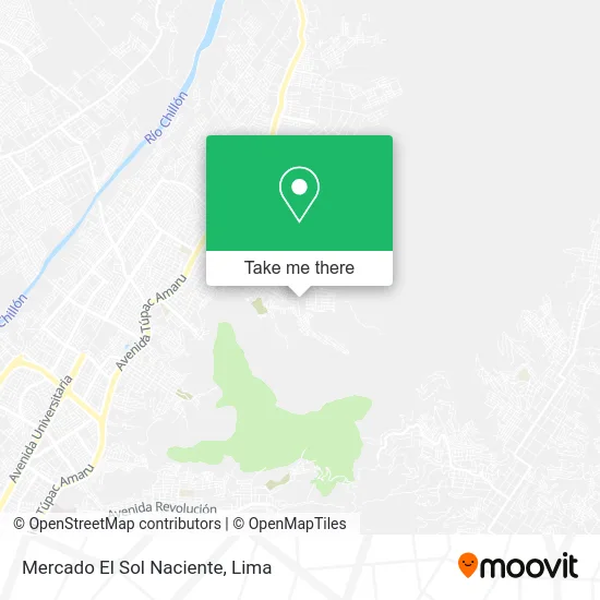 Mercado El Sol Naciente map