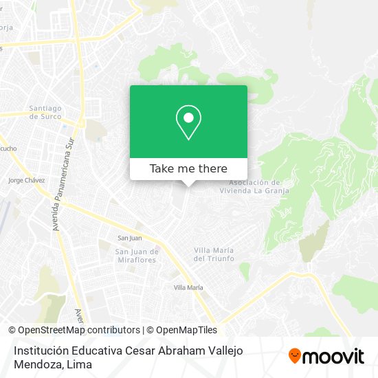 Institución Educativa Cesar Abraham Vallejo Mendoza map