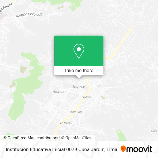 Institución Educativa Inicial 0079 Cuna Jardín map