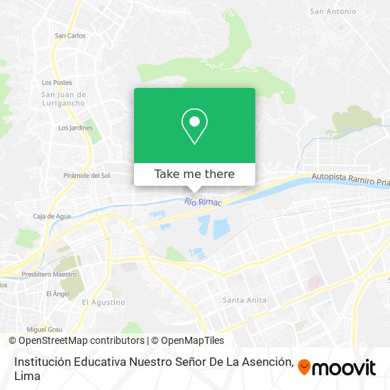 Institución Educativa Nuestro Señor De La Asención map