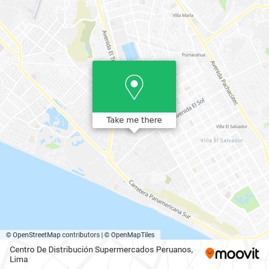 Centro De Distribución Supermercados Peruanos map