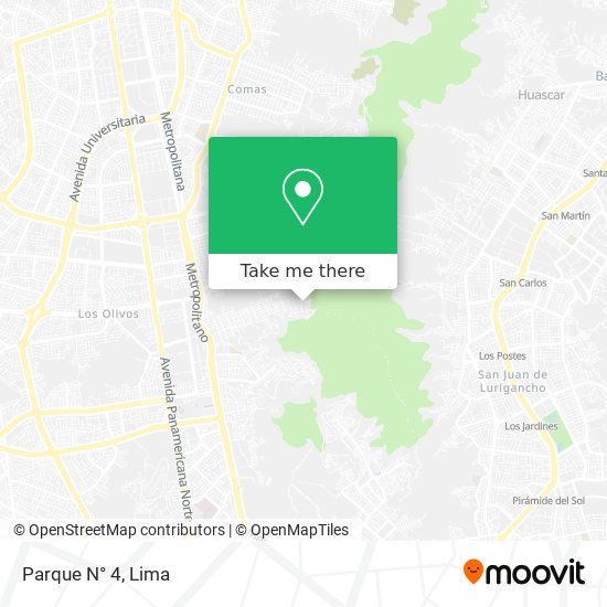 Mapa de Parque N° 4