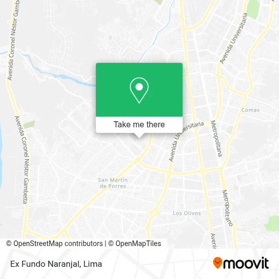 Ex Fundo Naranjal map