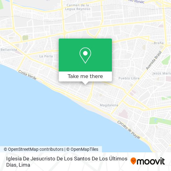 Iglesia De Jesucristo De Los Santos De Los Últimos Días map