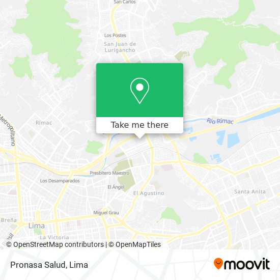 Mapa de Pronasa Salud