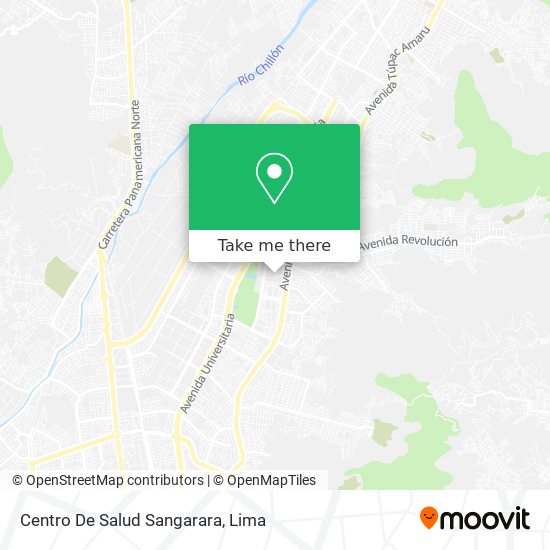 Mapa de Centro De Salud Sangarara