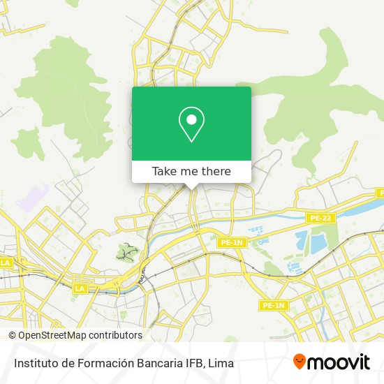 Instituto de Formación Bancaria IFB map