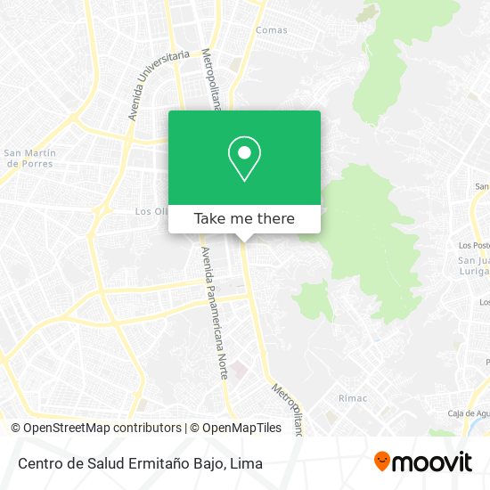 Centro de Salud Ermitaño Bajo map