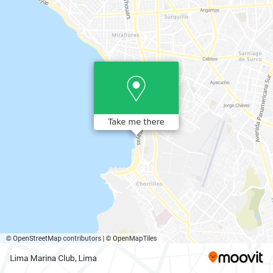 Lima Marina Club map
