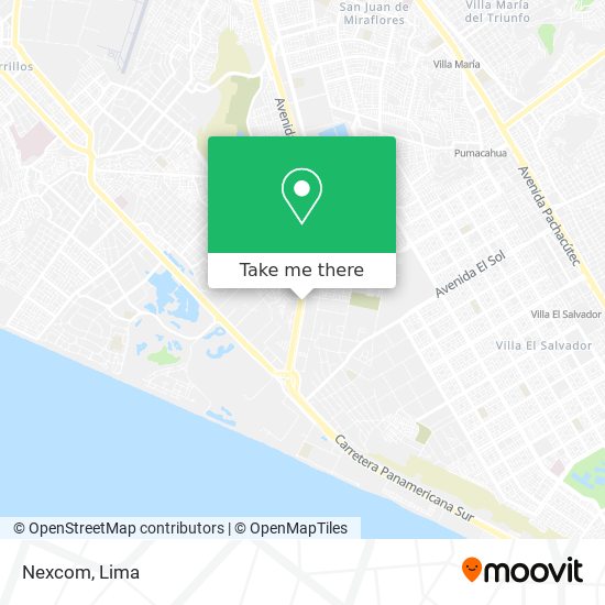 Mapa de Nexcom