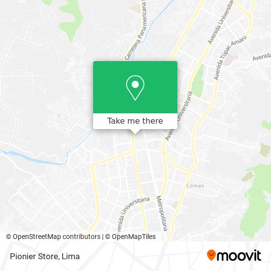 Pionier Store map