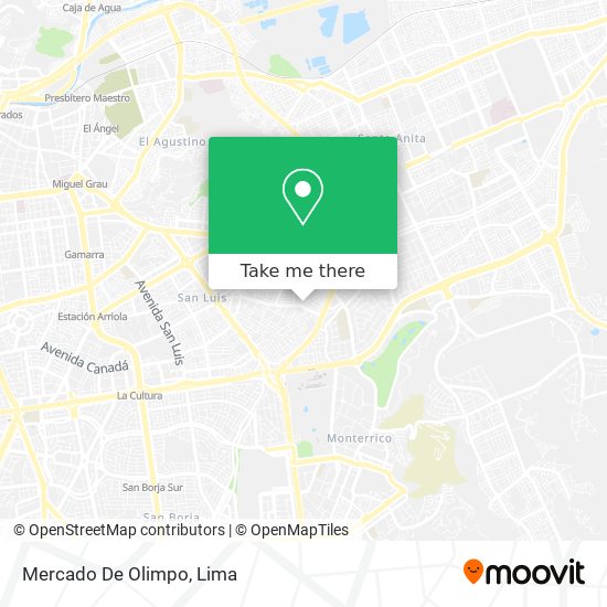 Mercado De Olimpo map