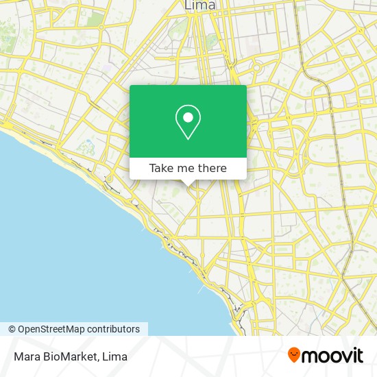 Mara BioMarket map