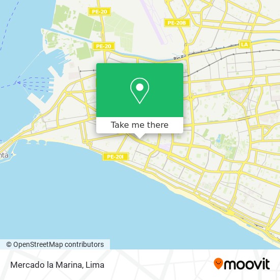 Mercado la Marina map