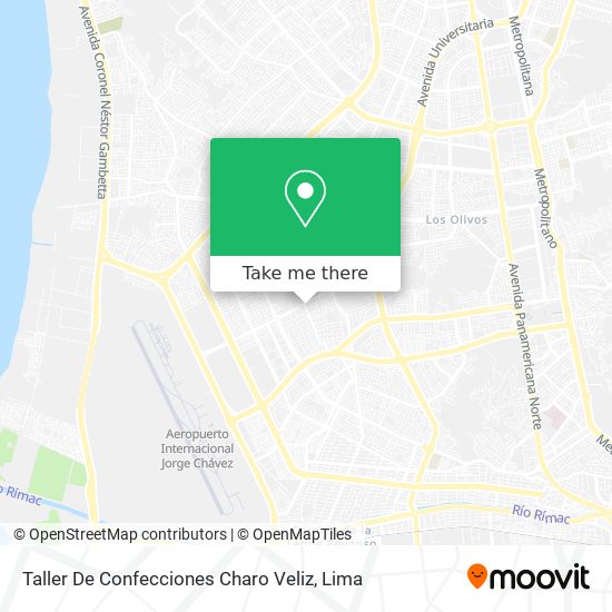 Taller De Confecciones  Charo Veliz map