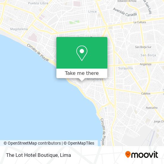 Mapa de The Lot Hotel Boutique