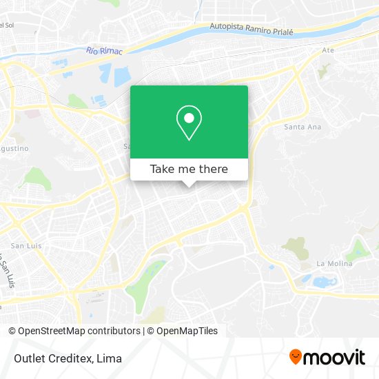 Outlet Creditex map