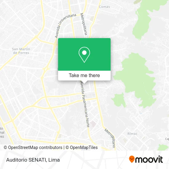 Mapa de Auditorio SENATI