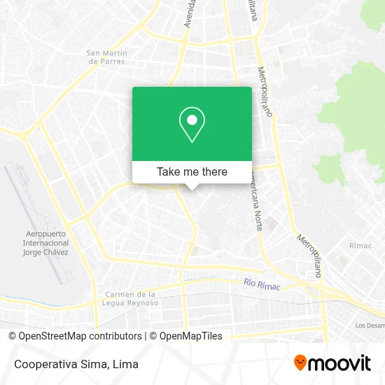 Cooperativa Sima map