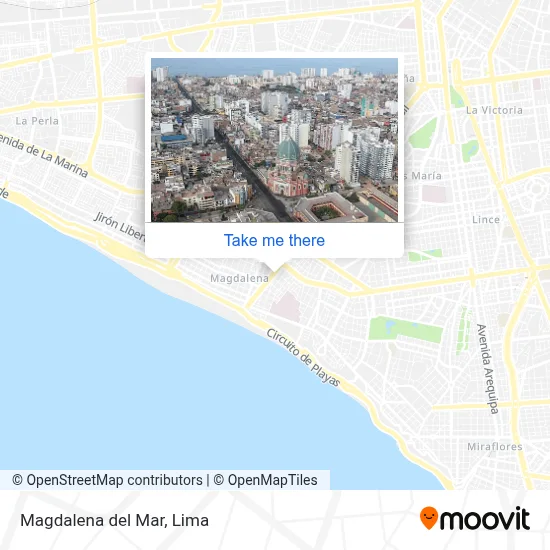 Magdalena del Mar map
