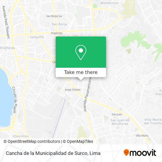 Mapa de Cancha de la Municipalidad de Surco