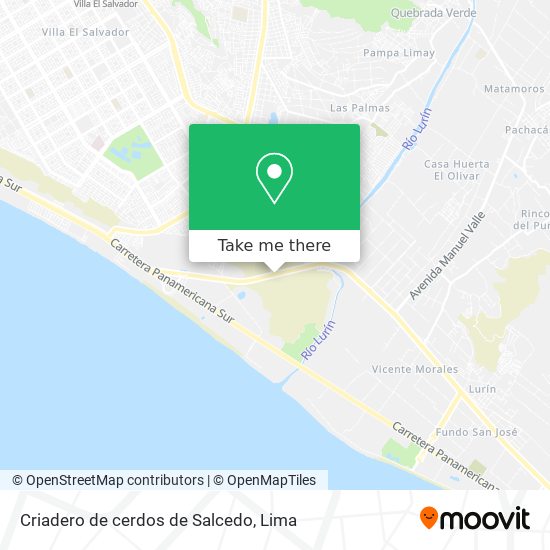 Criadero de cerdos de Salcedo map