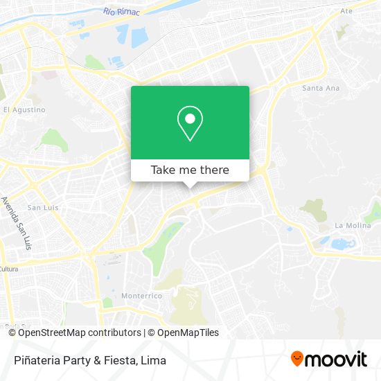 Piñateria  Party & Fiesta map