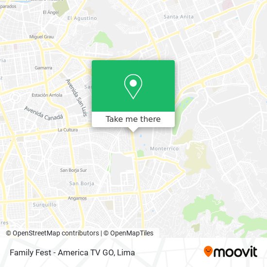 Family Fest - America TV GO map