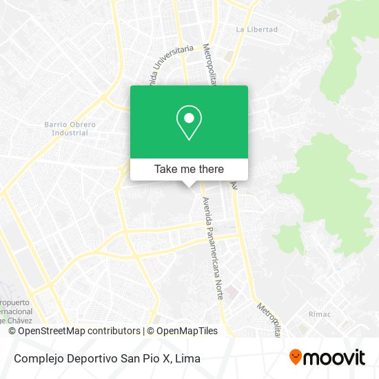 Complejo Deportivo  San Pio X map