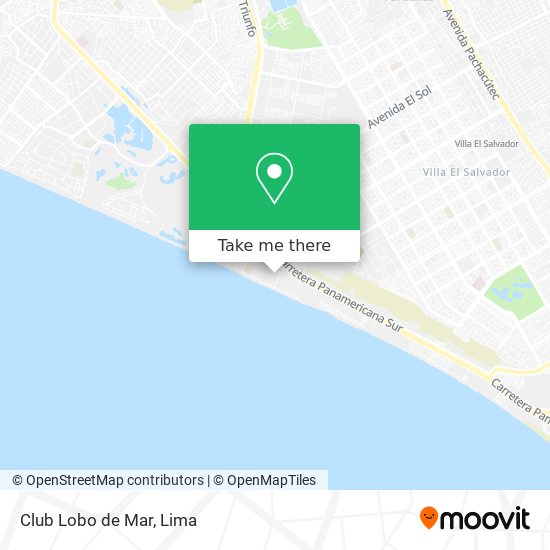 Club Lobo de Mar map