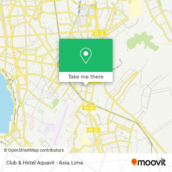 Club & Hotel Aquavit - Asia map