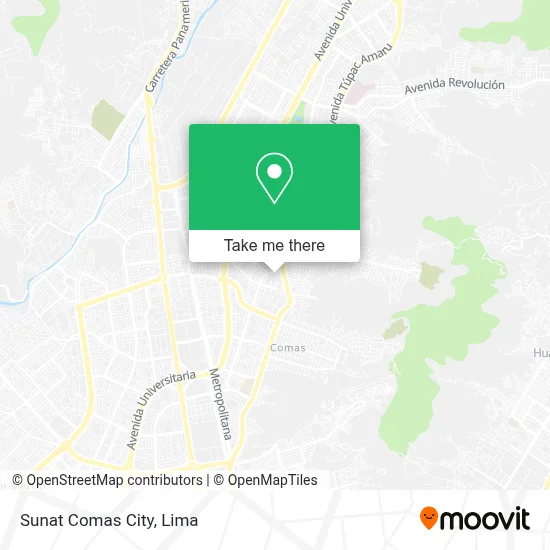 Sunat Comas City map