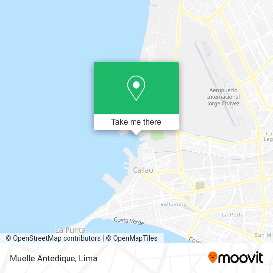 Muelle Antedique map