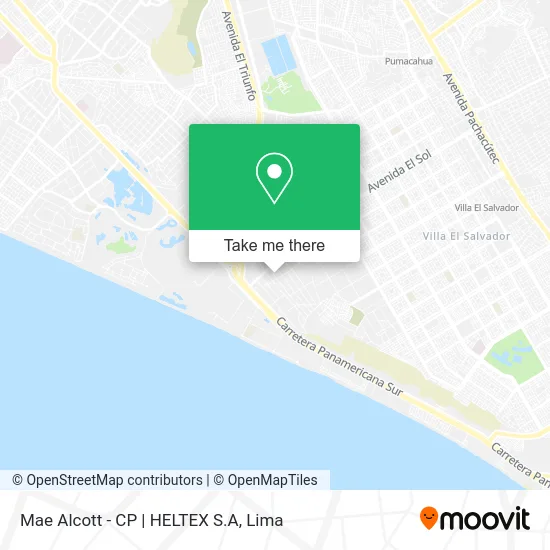 Mae Alcott - CP | HELTEX S.A map