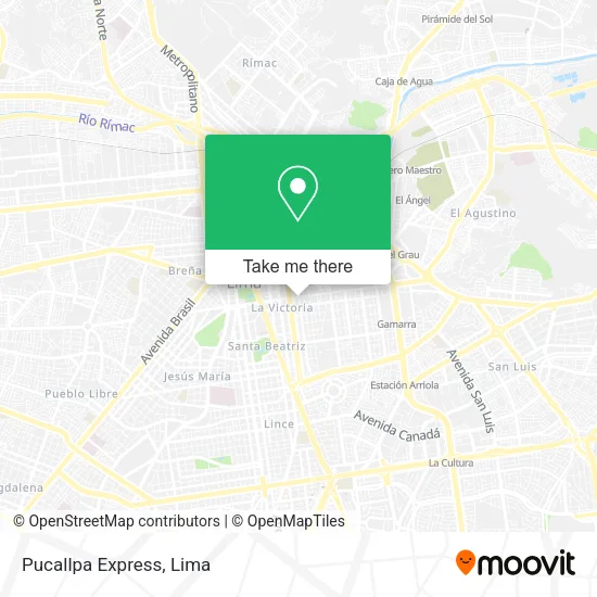 Mapa de Pucallpa Express