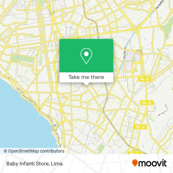 Baby Infanti Store map