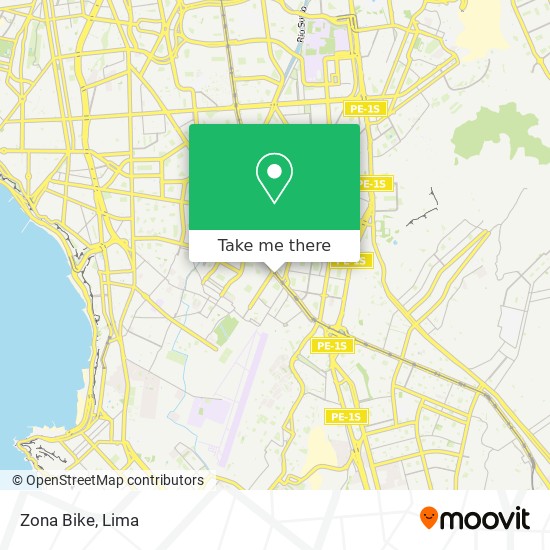 Zona Bike map