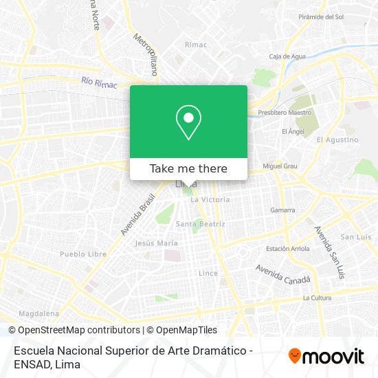 Escuela Nacional Superior de Arte Dramático - ENSAD map