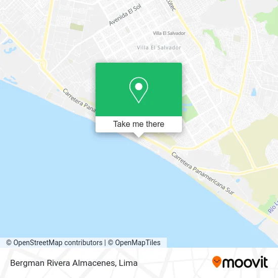 Bergman Rivera Almacenes map