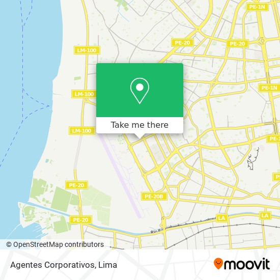 Agentes Corporativos map