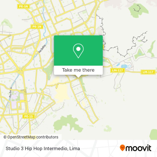 Studio 3 Hip Hop Intermedio map