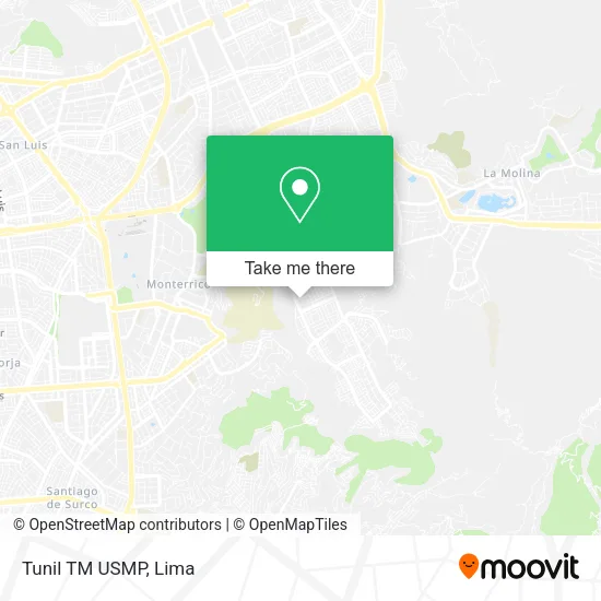 Mapa de Tunil TM USMP