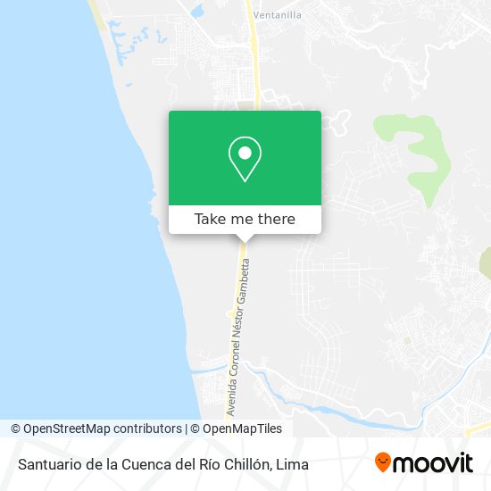 Santuario de la Cuenca del Río Chillón map