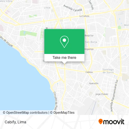 Cabify map